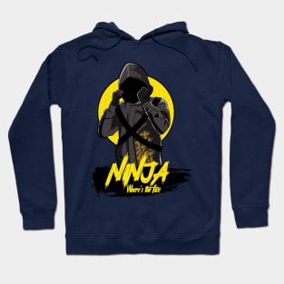 Millenial Ninja, Where's the face Hoodie